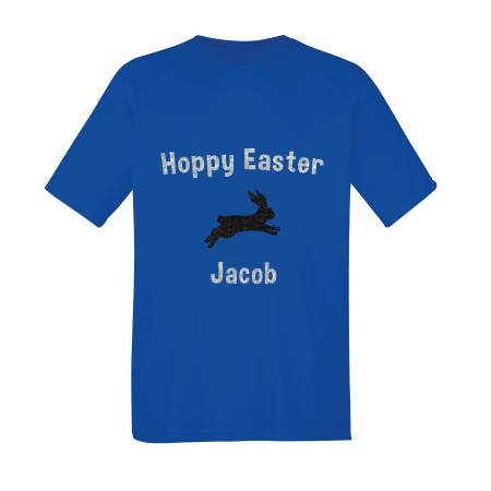 Personalised Kid's Easter T Shirt - Hoppy Easter
